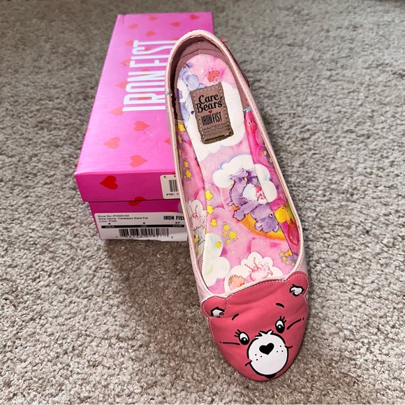 Iron Fist Shoes Iron Fist X Care Bears Ballet Flats Pink Womens 6